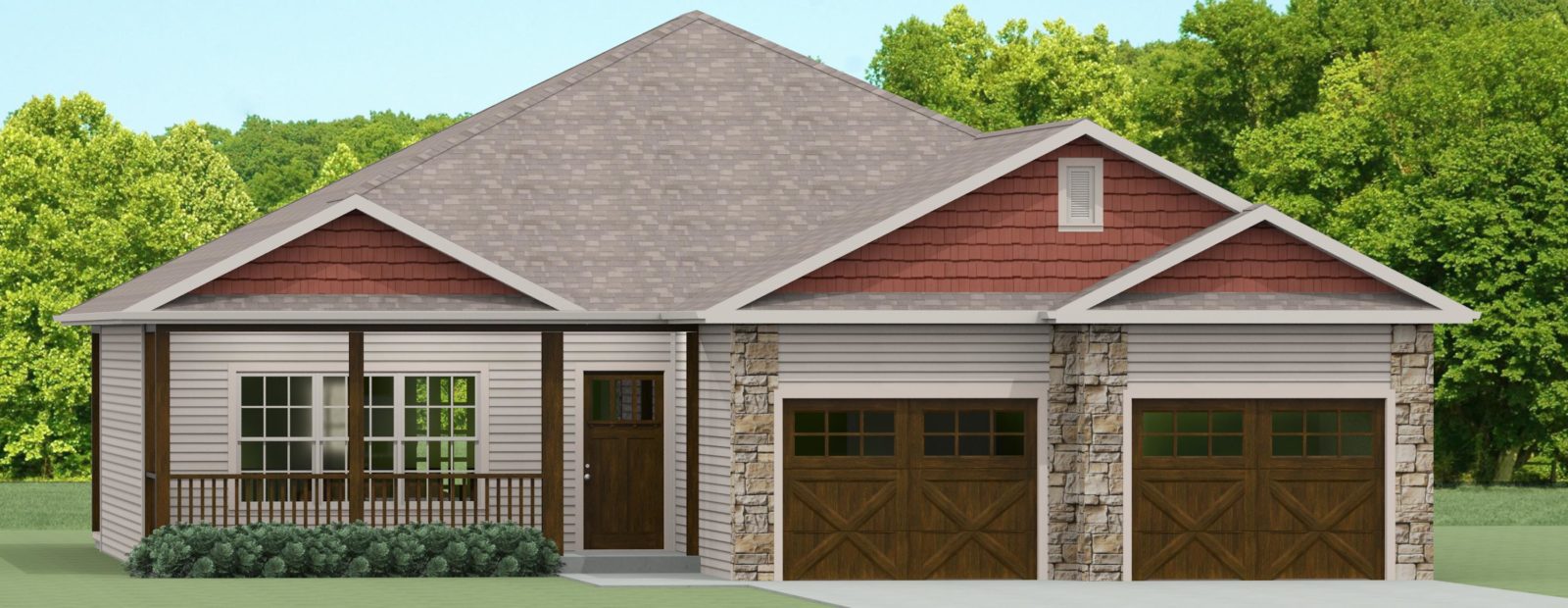 Production Homes Burkhart Construction, Inc 4 State Area Home